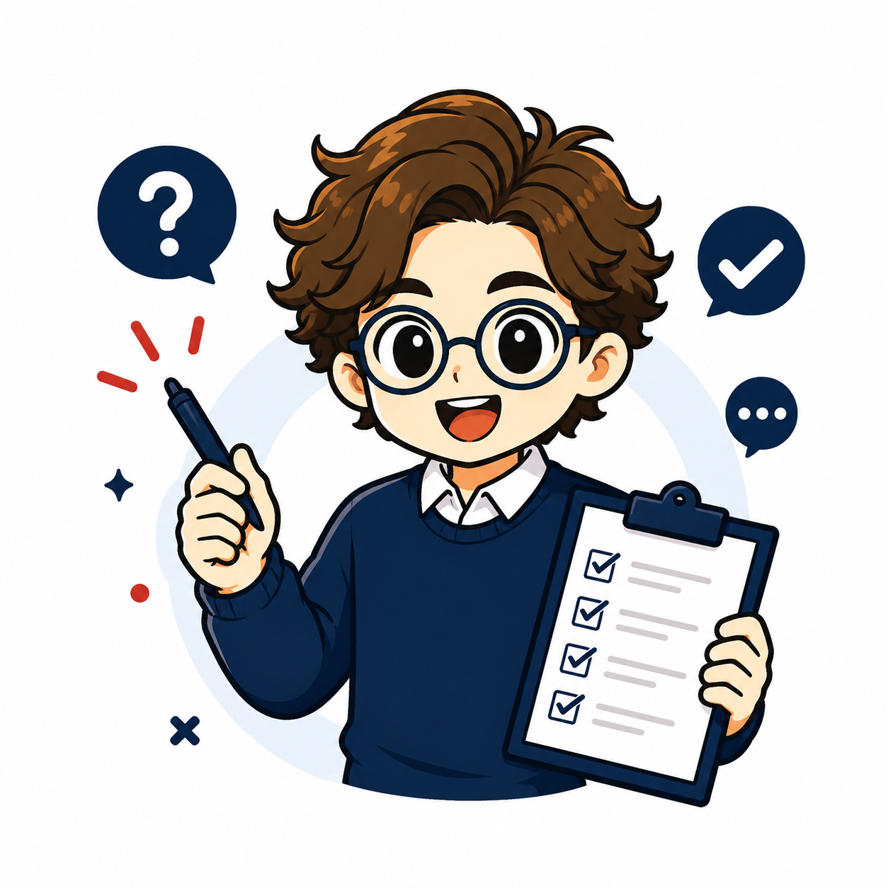 食事を楽しむキャラクター
